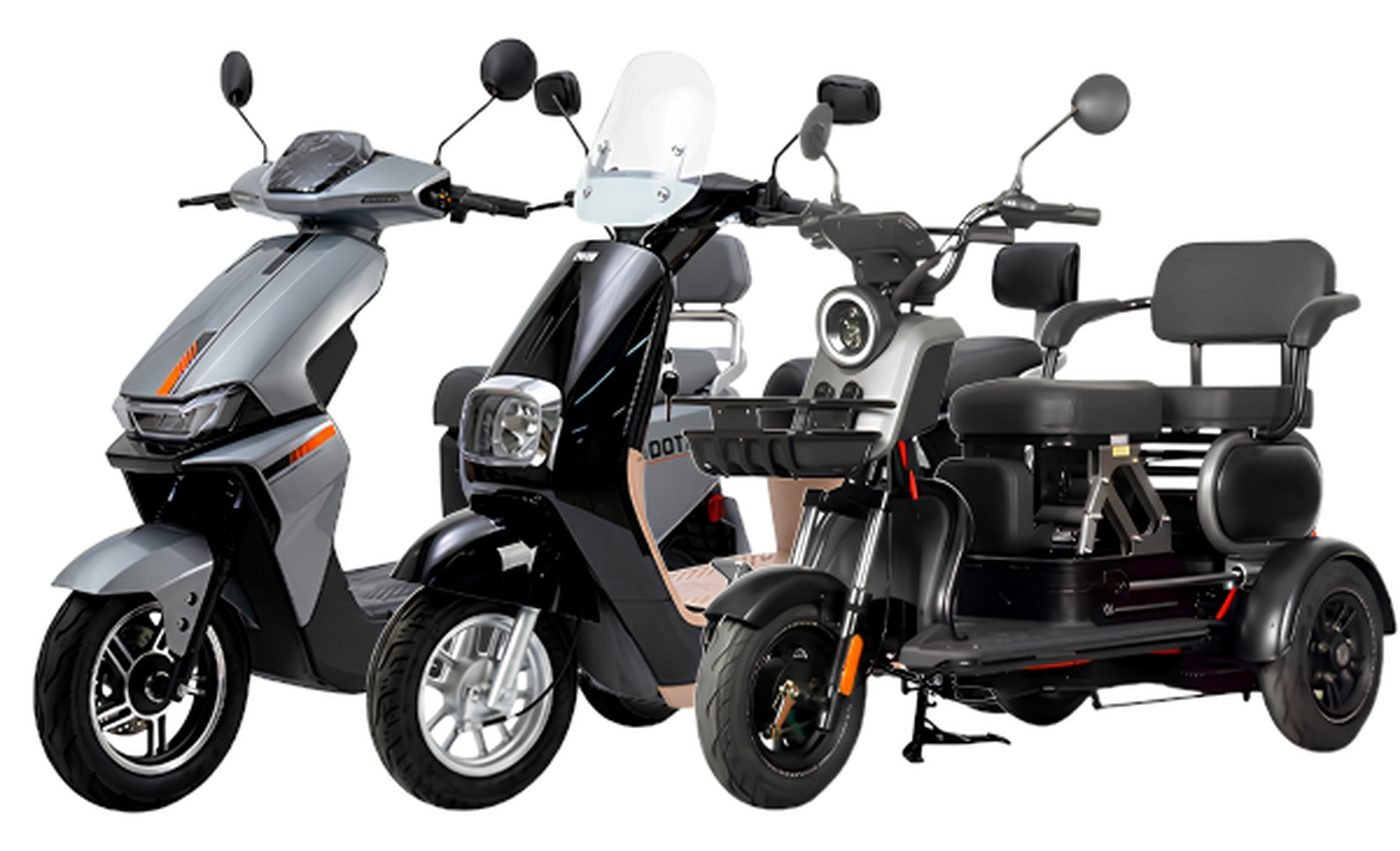 Linha Voltzmob: scooters e triciclo elétrico